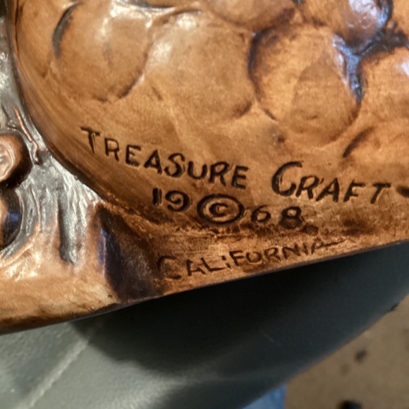 Vintage TreasureCraft 1968 California brown lamb cookie jar - Picture 5 of 5